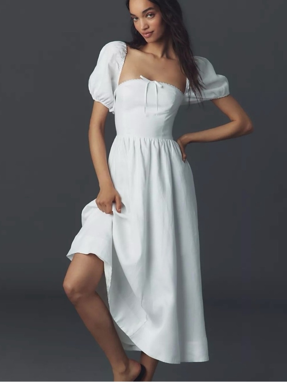 Reformation Marella linen dress